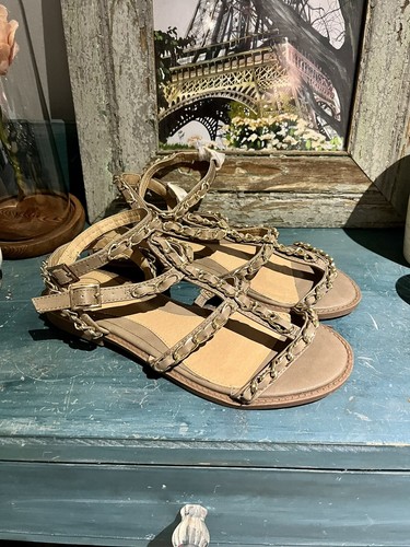 Sandali con cinturino beige - , e
