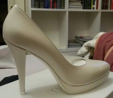 Scarpe classiche color avorio