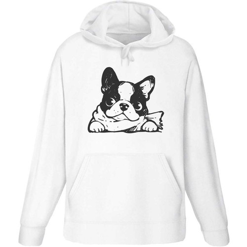 French bulldog wearing scarf - 'french,
