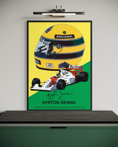 Ayrton senna casco mclaren art - senna,