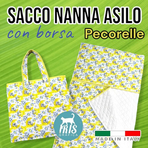 Sacco nanna asilo - nanna, pecorelle