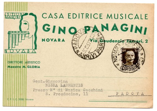 Novara casa editrice musicale - novara,
