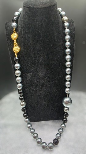 Collana vintage chanel grigio - collana,