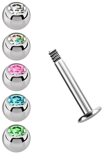 Set piercing per labbra - le,