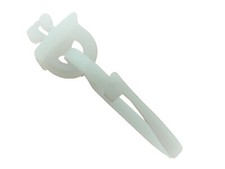 rewagi® 500 pezzi scorrevole girevole bianco - corsa interna 4 mm - passante 220 mm scorrevole per tende