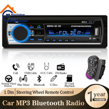 Autoradio Lettore Stereo 1 Din Lettore MP3 Bluetooth Digitale Radio FM Audio Ste