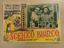 Locandina Fotobusta Originale Lo Sceicco Bianco Fellini Sordi Masina 1953 ▓
