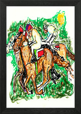 ippodromo al tramonto cavallo