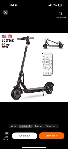 Black scooter 350 - 350, watts