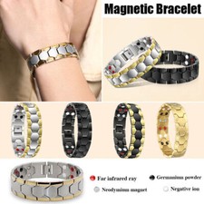 Bracciale Magnetico Guarigione Terapia Donna Uomo Perdita Peso Sollievo Dolore Artrite