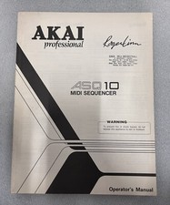 akai asq 10 Midi sequencer manuale
