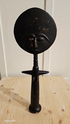 Ashanti doll akua wood - ashanti, doll,