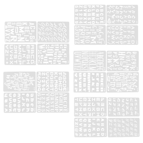 Sheets stencil lettere - sheets,