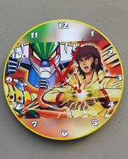 Jeeg Robot d'acciaio -NW- Glass  -  Orologio da parete su Vinile 0337