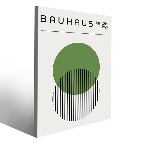 Quadro verde oliva bauhaus - quadro, per