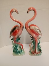 COPPIA STATUE FENICOTTERO