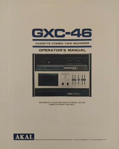 Akai gxc lettore cassette - lettore,