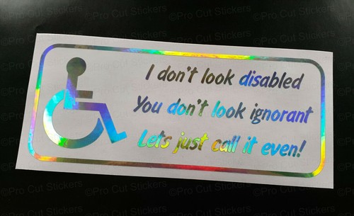 Non guardare disabili auto - i,