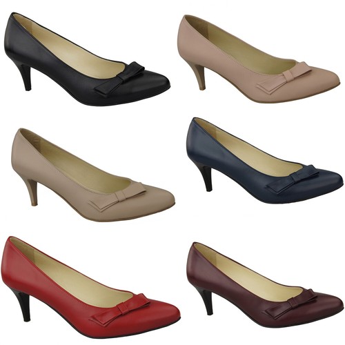 Scarpe donna decolte pelle