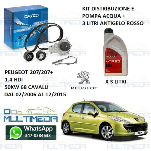 Kit distribuzione pompa - distribuzione, acqua