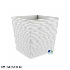 VASO FIORIERA QUADRATO LINEA