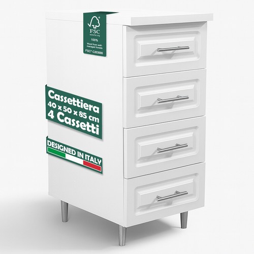 Cassettiera per cucina - cassettiera,