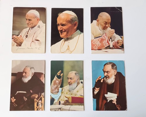 Cartoline religiose lotto papa - religiose,
