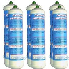 6 BOMBOLE OSSIGENO O2 110 BAR