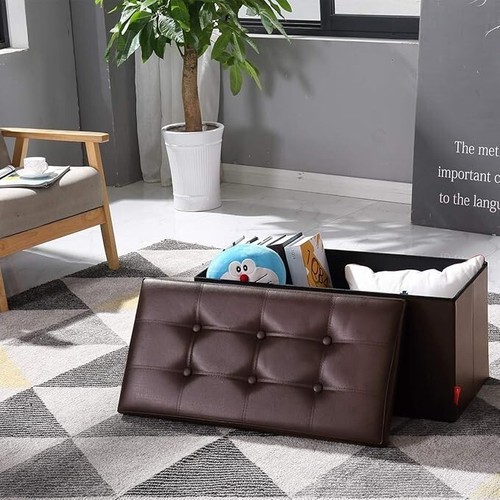 Pouf contenitore rettangolare