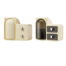 Portatrucchi girevole a 360° Vetrina per cosmetici Portapenne Portapenne