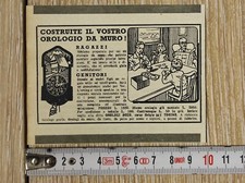 Pubblicità vintage 1951 orologio da muro Orologi Beco Torino corso Belgio
