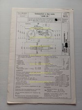 Malaguti 50 GAM 35 Cavalcone 1973 scheda omologazione DGM Facsimile Motorizz.