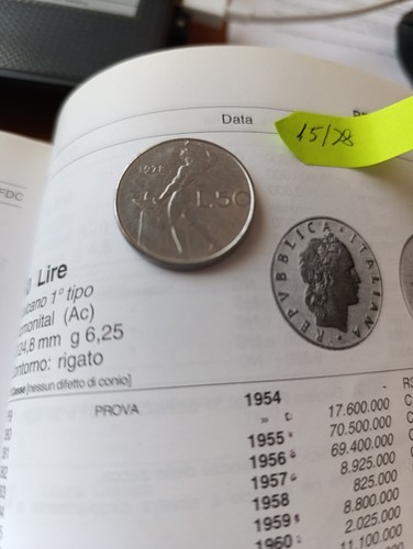 Moneta lire del - da, 1978