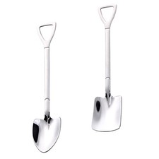  2 Pcs/Set Cucchiaini Caffe Piccoli Acciaio Inossidabile Di Cioccolato