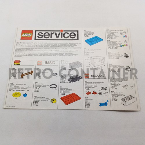 Lego service catalogo - service,