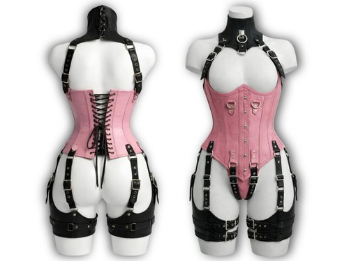 Set lingerie gotico blush - lingerie, rosa