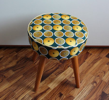 Pouf poggiapiedi realizzato