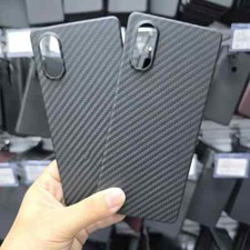 Custodia protettiva per Sony Xperia 10v/10iv/10 iii tessuto carbonio fibra aramidica