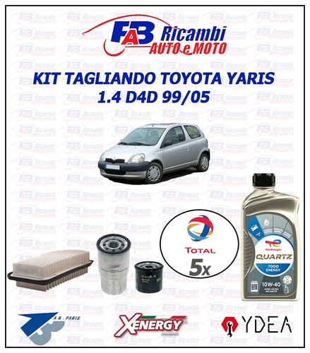Kit tagliando toyota yaris - yaris, 1.4