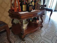 CARRELLO BAR IN LEGNO MASSELLO