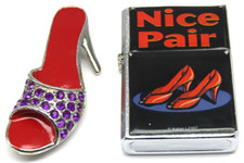 Silver Lighter Red Shoes Nice