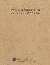 Yamaha D-2B Service manual