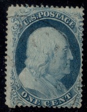 Scott type 1 centesimo - 1,