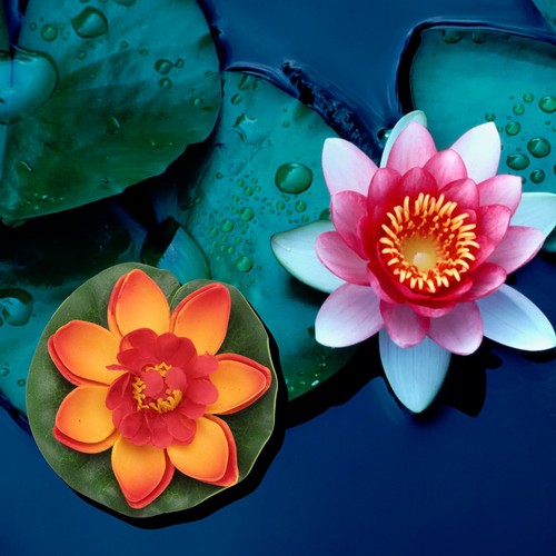 Pezzi fiore galleggiante - pezzi,
