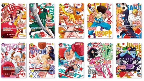 Round one piece card promo - one,
