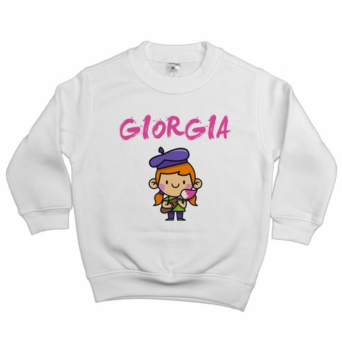 Felpa bambina personalizzata