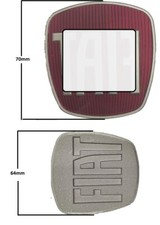 Placca sostituzione Fregio Pulsante cofano post. per Bravo 07  Grande Punto 