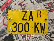 Italia rara targa quadrata ripetitore italiano targhe rimorchio camion