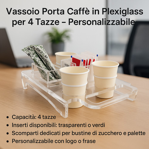Vassoio porta caffè - vassoio, in