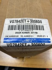 NUOVA valvola/attuatore Johnson Controls VG7842ET+3008D0 (B396) OTTONE LINEARE 3 VIE
